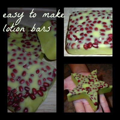 Easy Lotion Bar Recipe with Aduki Beans 
